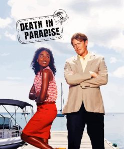 Death In Paradise Serie Poster Diamond Painting