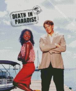 Death In Paradise Serie Poster Diamond Painting