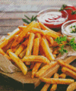 Delicious French Fries Diamond Painting