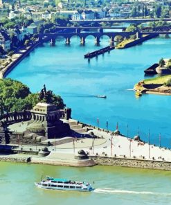 Deutsches Eck Diamond Painting