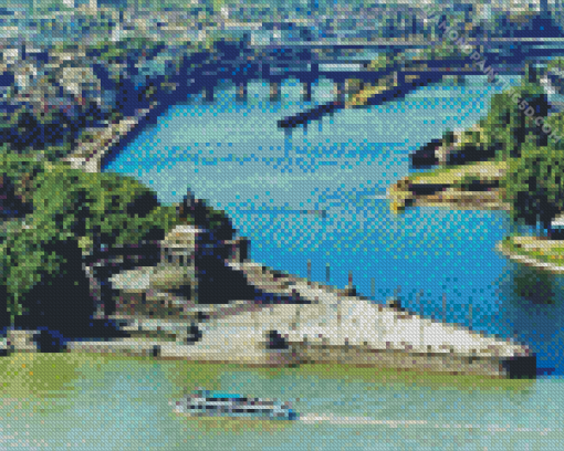 Deutsches Eck Diamond Painting