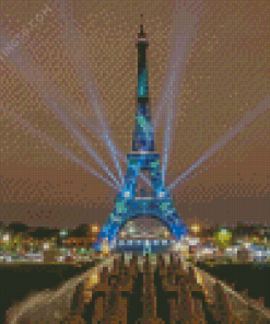 Eiffel Tower Light Diamond Painting