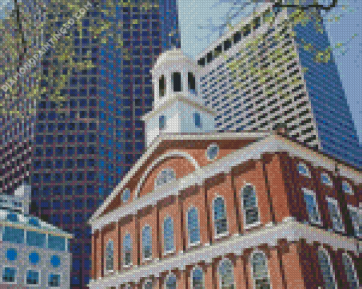 Faneuil Hall Boston Diamond Painting