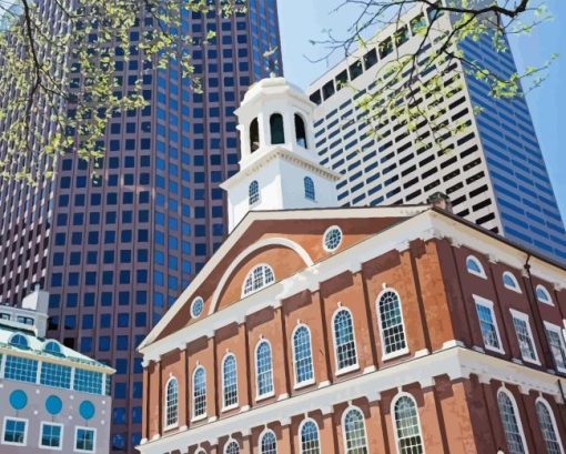 Faneuil Hall Boston Diamond Painting