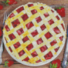 Fresh Strawberry Pie Diamond Painting