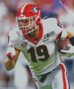 Georgia Bulldogs Footballer Diamond Painting