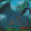 Giant Dragon Earth Diamond Painting