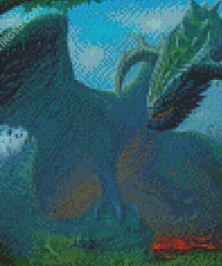 Giant Dragon Earth Diamond Painting