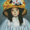 Girl In Large Hat By Mary Cassatt Diamond Painting