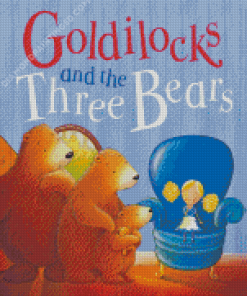 Goldilocks And The Three Bears Poster Diamond Painting