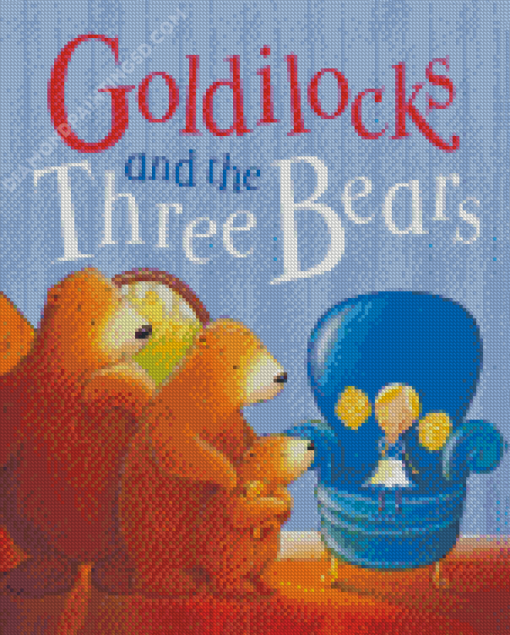 Goldilocks And The Three Bears Poster Diamond Painting