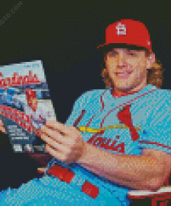 Harrison Bader Diamond Painting