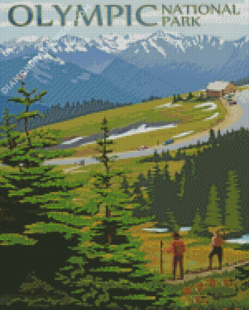 Hurricane Ridge Diamond Painting