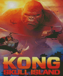 Kong Skull Island Poster Diamond Painting