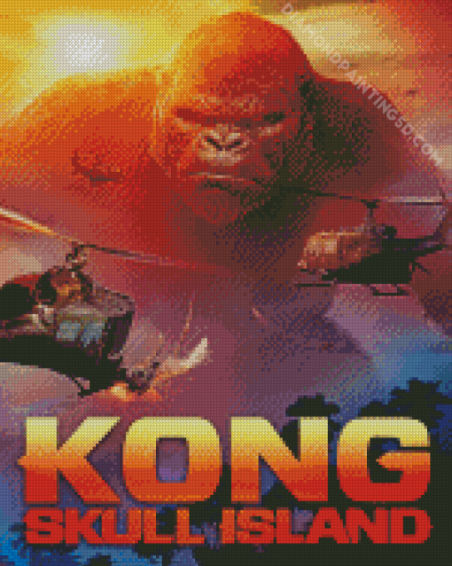 Kong Skull Island Poster Diamond Painting