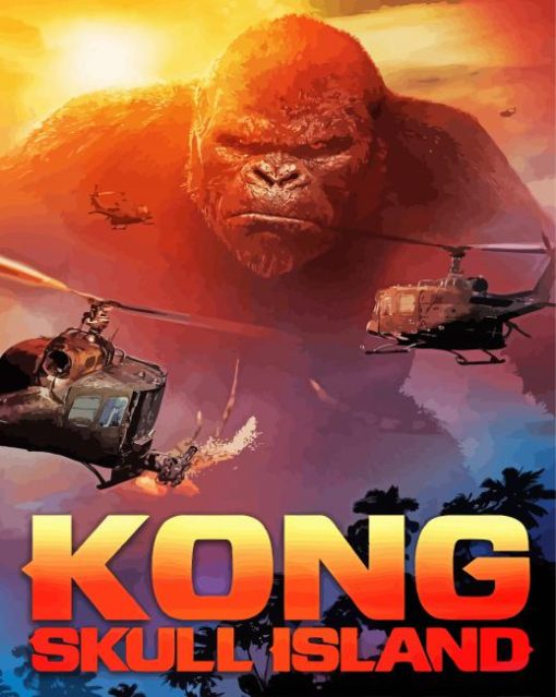 Kong Skull Island Poster Diamond Painting