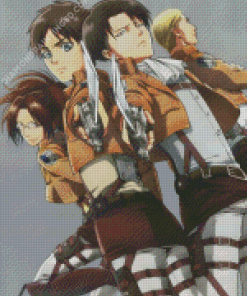 Levi Eren Hanji Erwin Adult Diamond Painting