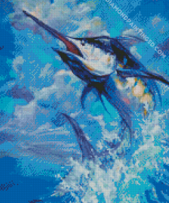 Marlin Swordfish Diamond Painting