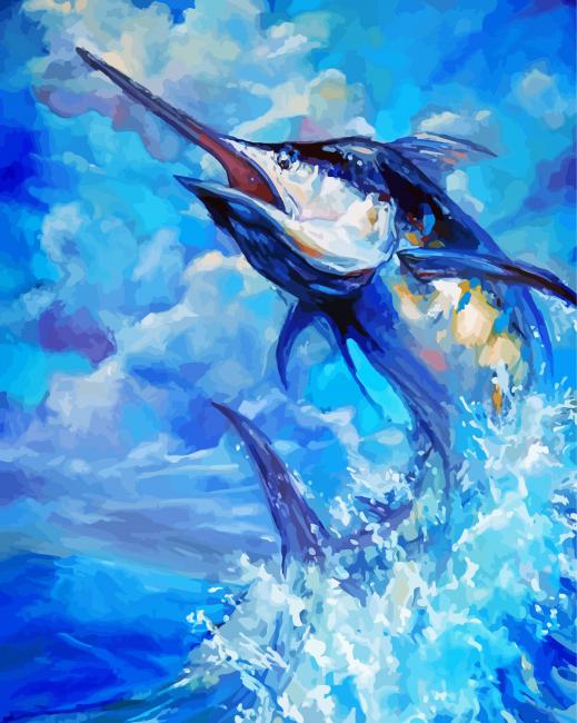 Marlin Swordfish Diamond Painting