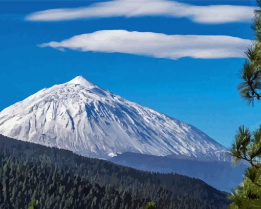 Mount Teide Diamond Painting