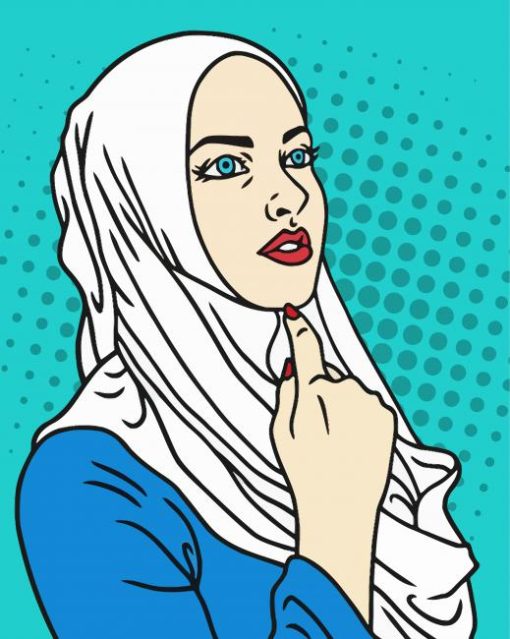 Muslim Arab Girl Diamond Painting