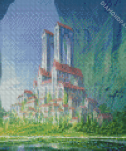 Mythical Castle Building Art Diamond Painting