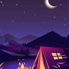 Night Camping Diamond Painting