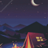 Night Camping Diamond Painting