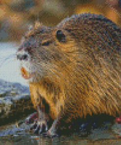 Nutria Rodent Diamond Painting