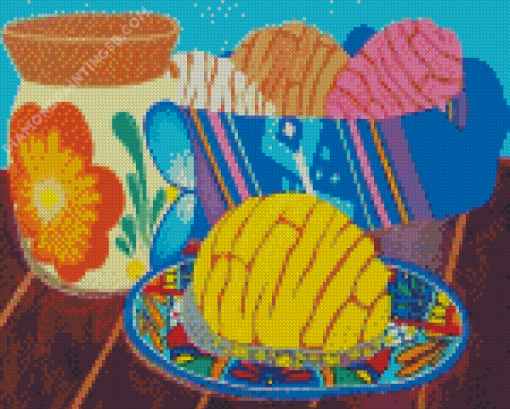 Pan Dulce Art Diamond Painting