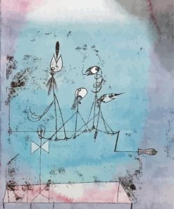 Paul Klee Twittering Machine Diamond Painting