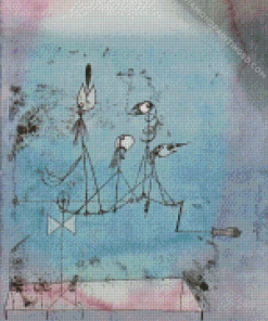 Paul Klee Twittering Machine Diamond Painting