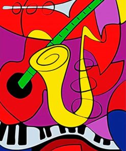 Picasso Music Instruments Diamond Painting