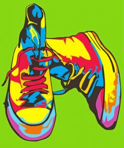 Pop Art Converse Diamond Painting