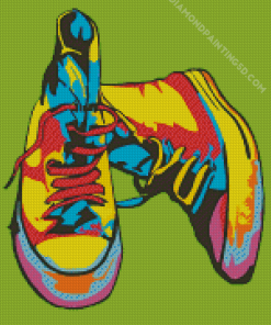 Pop Art Converse Diamond Painting