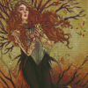 Pretty Autumn Queen Diamond Painting