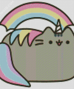 Pusheen Unicorn Diamond Painting