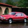 Red 1986 Ford Tbird Diamond Painting