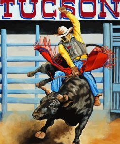 Rodeo Cowboy Diamond Painting