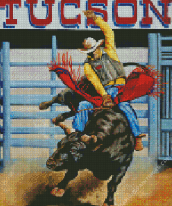 Rodeo Cowboy Diamond Painting