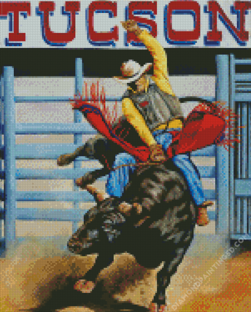 Rodeo Cowboy Diamond Painting