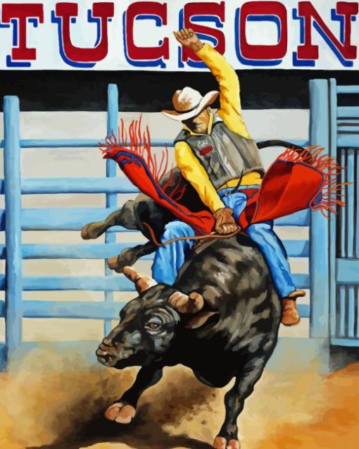 Rodeo Cowboy Diamond Painting