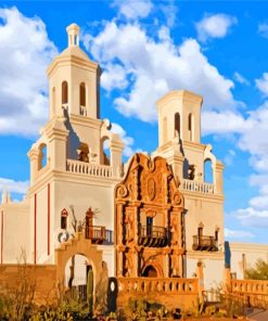 San Xavier Tucson Arizona Diamond Painting