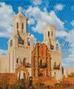 San Xavier Tucson Arizona Diamond Painting