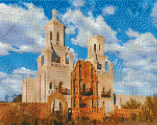 San Xavier Tucson Arizona Diamond Painting