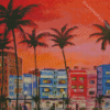 South Beach Miami Art Diamond Painting