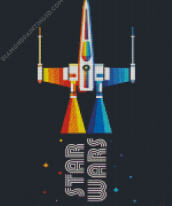 Star Wars Ship Poster Diamond Painting