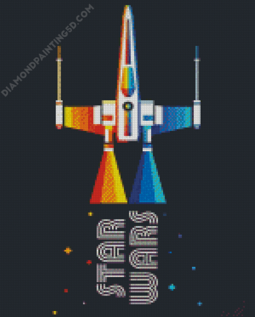 Star Wars Ship Poster Diamond Painting