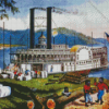 Steamboat Diamond Painting