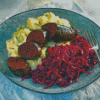 Tasty Boudin With Vegetables Diamond Painting